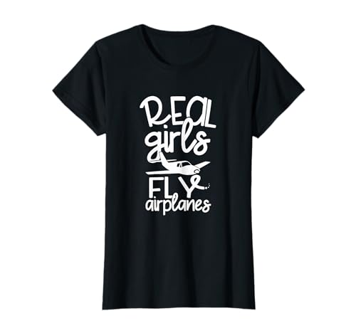 Richtige Frauen fliegen Flugzeuge - Geschenk Pilotin T-Shirt Richtige Frauen fliegen Flugzeuge - Geschenk Pilotin T-Shirt von Flugzeug Pilotin Geschenke Shop