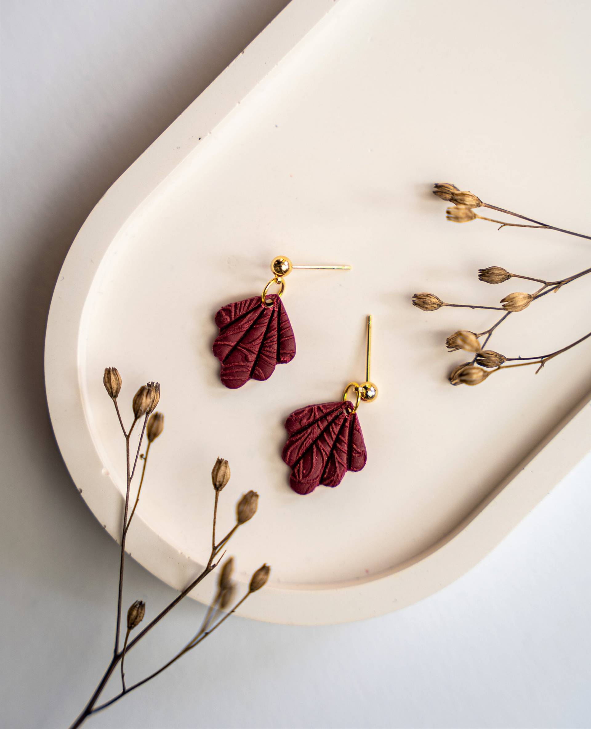 Polymer Clay Ohrringe | Tropfenform Floral Gemustert Statement Hängeohrringe Handgemacht Federleichte Sommer Flora Polymer Clay Ohrringe | Tropfenform Floral Gemustert Statement Hängeohrringe Handgemacht Federleichte Sommer Flora von FlunkerKlunker
