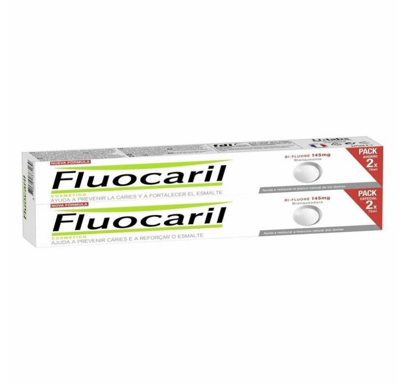 Fluocaril Zahnpasta bi-fluor blanqueador 2x75ml von Fluocaril