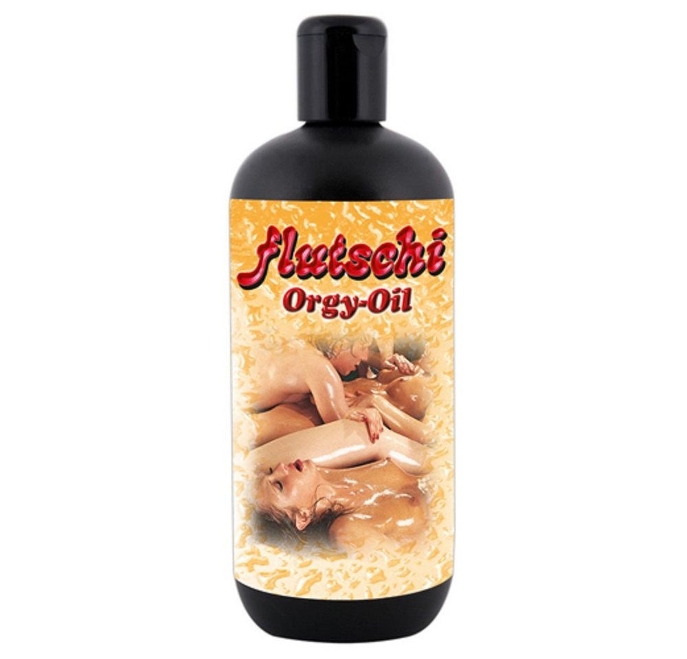 Flutschi Gleit- & Massageöl Orgy Oil, Flasche mit 500ml, 1-tlg., lang anhaltendes Massageöl für geile Glitschspiele von Flutschi