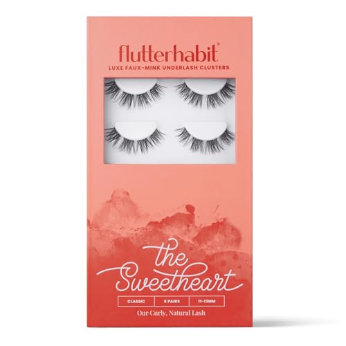 "FlutterHabit Sweetheart Doll-Eyed Lashes - Doll-Eyed Wimperngruppen für Frauen - Wimpernverlängerungsset für zu Hause in Salonqualität - 6 Wimpernsets - No in "FlutterHabit Sweetheart Doll-Eyed Lashes - Doll-Eyed Wimperngruppen für Frauen - Wimpernverlängerungsset für zu Hause in Salonqualität - 6 Wimpernsets - No in von FlutterHabit