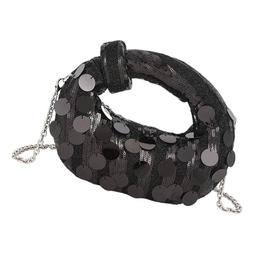 Anspruchsvolle Umhängetasche Handheld Party Geldbörse Paillierter Außenleichte Polyester Crossbody Bag Praktische Trage Pailletten Abend von Fluxioxtna