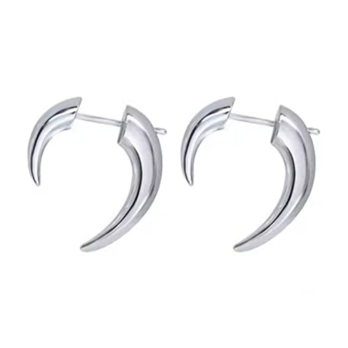 C Form Doppel Ohrringe Vorne Rückenbaum Moon Horn Butter Ohrring Für Frauen Party Geburtstag Schmuck von Fluxioxtna