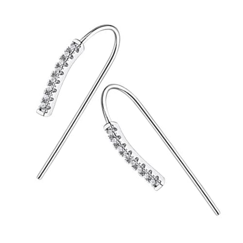 Elegante Robuste Leichtmetallohr Wraps Mit Stilvollen Edelsteinenffekten Ideal Für Alltägliche Verschleiß Und Besondere Anlässe Outfits Frauen Modeschmuck von Fluxioxtna