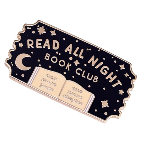 Fashion Pin Creative Brosche Pin Reading Club Badge Metal Kleidung Schmuck Perfekt Zum Lesen Von Clubs Und Täglichem Fashion Badge von Fluxioxtna