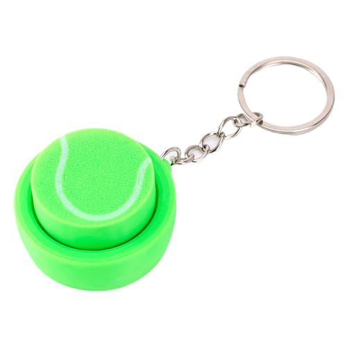 Fashionabel 3D Druckknopf Dekomprimierungen Keychain Set Mit Basketball Baseball Fußball Tennis Designs von Fluxioxtna