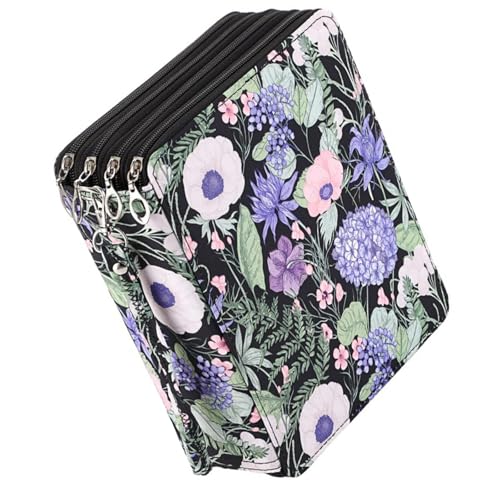 Fluxioxtna 168 Slots Hochkapazität Stiftkoffer Tragbares Multifunktionales Reißverschluss Bleistifthülle Farbiger Bleistiftbeutel Mit Tragbarem Handschiff Reisetasche von Fluxioxtna