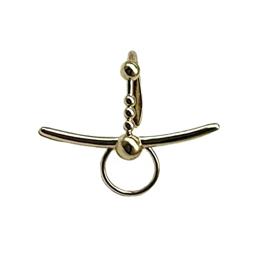 Fluxioxtna 1pc Lippenring Gefälschter Piercing Chirurgischer Kupferlippenclip Septum Lip Hoop Mund Nicht Pierender Punkmanschette Frauen Körperschmuck von Fluxioxtna