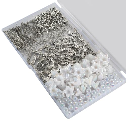 Fluxioxtna 50pcs Lebendige Perlenentwürfe Schlüsselanhänger Mit Engelsschützer Pendant Mode Accessoire Für Frauen Und Studentische Handgefertigte Schlüsselanhänger von Fluxioxtna