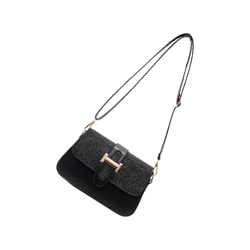 Fluxioxtna Damen PU Leder Crossbody Bag Stylish Umhängetasche Trendy Tägliche Pailletten Messengers Einfache Kleine Quadratische Frauen Crossbody PU Leder Messenger Square Simple Schulter von Fluxioxtna