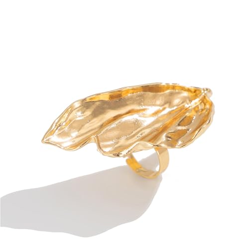 Fluxioxtna Dating Ringe Blumen Offen Verstellbare Fingerblumenfingerschmuck Geeignet Für Party Daily Wear Legierte Ringe von Fluxioxtna