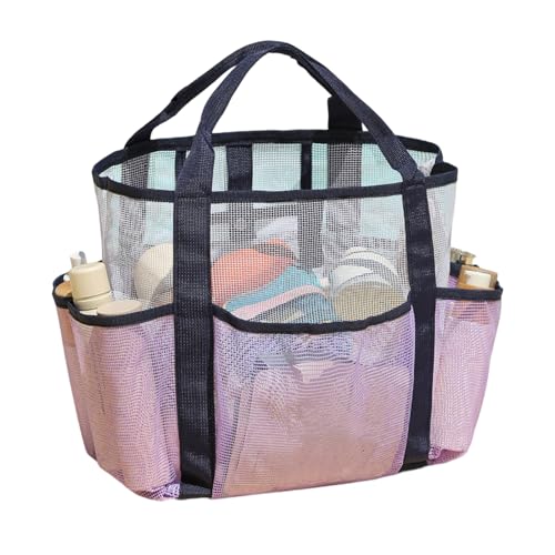 Fluxioxtna Duschbeutel Doppelschicht Beach Bag Toilettenbad Organisatoren Für Travel Gym College Schlafsäle Strand Dusche Toila Bad Organizer Mit von Fluxioxtna