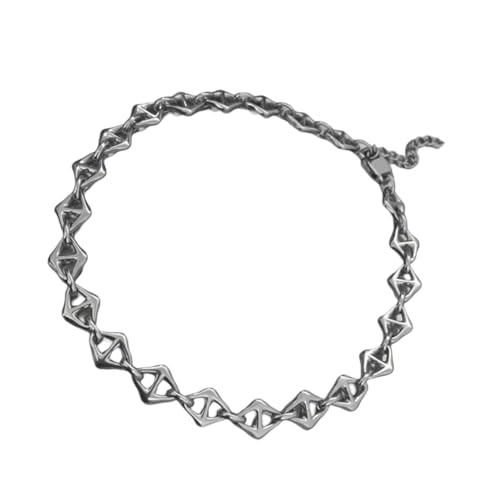 Fluxioxtna Einfache Geometrische Anhängerkette Mit Stabiler Legierungskonstruktion Für Tägliche Verschleiß Und Besondere Ereignisstile Halskette Für Frauen von Fluxioxtna