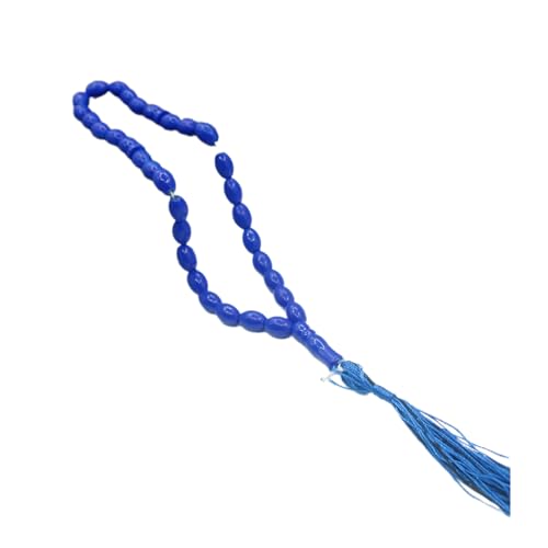 Fluxioxtna Handgefertigtes 33 Stück Elliptischer Acrylgebetspake Armband Leichtes Farbenfrohes Design Für Tägliche Verschleiß Und Herstellung Mehrfarbiger Ovaler Muzannu Perlen von Fluxioxtna