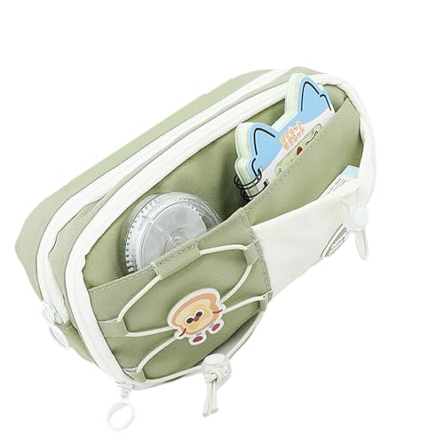 Fluxioxtna Hochkapazität Stiftkoffer 8 Abschnitt Polyester Bleistift Hülle Große Bleistift Organizer Beutel Reisekosmetikbeutel 23 X 12 X 8 cm Große Kapazität Für Studenten von Fluxioxtna