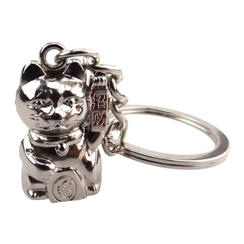 Fluxioxtna Kreativer Glück Katzenschlüsselketten Zubehör Der Den Wohlstand Tragbaren Charme Für Glück Und Tägliche Verwendung Symbolisiert von Fluxioxtna