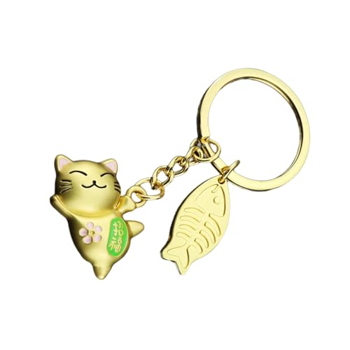 Fluxioxtna Kreativer Glück Katzenschlüsselketten Zubehör Der Den Wohlstand Tragbaren Charme Für Glück Und Tägliche Verwendung Symbolisiert von Fluxioxtna