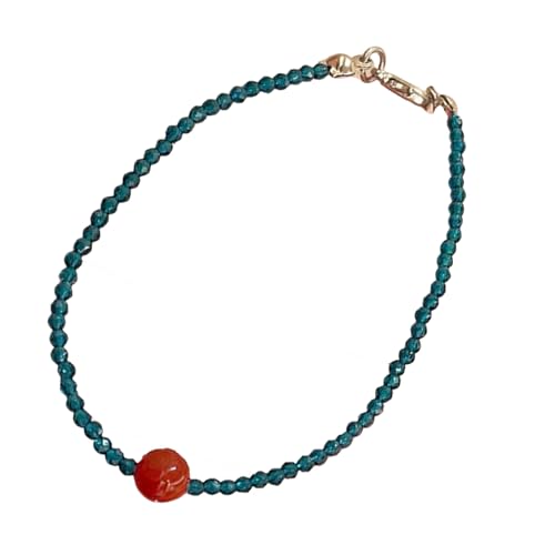 Fluxioxtna Künstlerische Perlen Stretch Kettenarmband Elegante Farbkombination Tragbarer Unisex Schmuck Für Besondere Veranstaltungen Kleidung Vintage Perlenarmband von Fluxioxtna