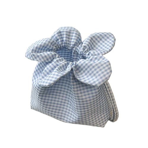 Fluxioxtna Leichte Polyester Beutel Freizeitkarier Muster Kordelschneider Crossbody Umhängetasche Für Alltägliche Praktische Freizeitreisetaschen von Fluxioxtna