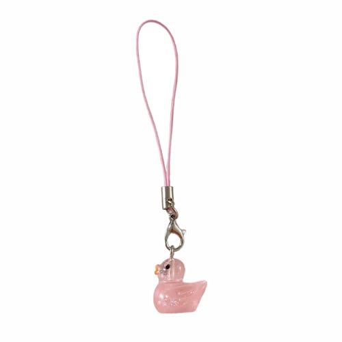 Fluxioxtna Mode Glow Duck Keychain Charme Schöne Robuste Acryl Anhänger Schlüsselhalter Für Taschen Und Telefonische Farben von Fluxioxtna