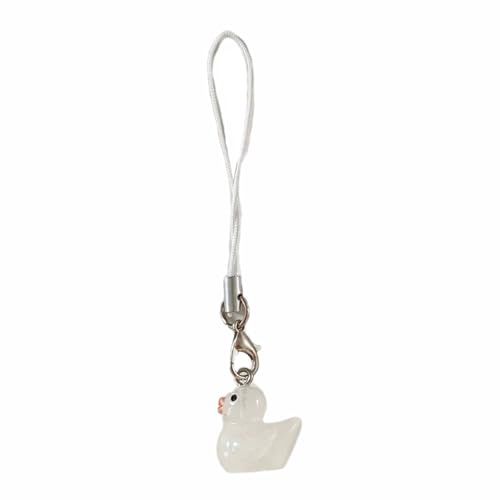 Fluxioxtna Mode Glow Duck Keychain Charme Schöne Robuste Acryl Anhänger Schlüsselhalter Für Taschen Und Telefonische Farben von Fluxioxtna