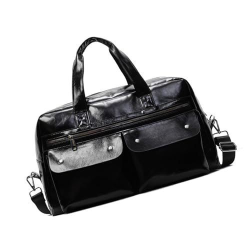 Fluxioxtna Multi Kompartiment Fitnessstudio Reisetasche Große Kapazität Wasserdichte PU Schulter Handtasche Verstellbarer Riemen Für Sportpendeln Leichte Reisetaschen Mit Fächern von Fluxioxtna