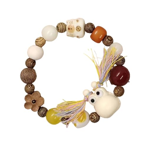 Fluxioxtna Perlenarmband Mit Blumenheizen Armband Mode Böhmian Schmuck Vintage Geeignet Für Modeliebhaber Präsentieren Trendige Frauen von Fluxioxtna
