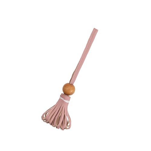 Fluxioxtna Raffinierte Einzigartige PU Leder Quasten Anhänger Elegante Schlüsselbeutel Charme Trendy Schlüsselhalter Accessoire Für Modefrauen von Fluxioxtna