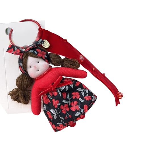 Fluxioxtna Rötung Dolls Keychain Fügt Festival Touch Den Taschenschlüssel Oder Als Neujahrszubehör Tragbarer Schlüsselhalter Hinzu von Fluxioxtna