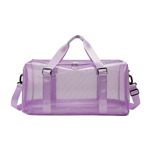 Fluxioxtna Sport PVC Duffle Beutel Wasserdichte Leichte Design Umhängetaschen Für Fitnessreisen Und Tägliche PVC Tasche Mit Großer Kapazität Für Fitnessstudio Und Reisen von Fluxioxtna