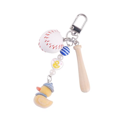 Fluxioxtna Sportstile Schöne Gelbe Entenschlüsselkettenanhängerin Ideal Zum Dekorieren Von Schlüssel Oder Taschen Perfekt Für Cartoon Enthusiasten Tragbarer Schlüsselring von Fluxioxtna