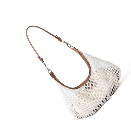 Fluxioxtna Stilvolle Gewebte Umhängetasche Leichtes Unterarmtasche Ergonomisches Design Top Handtasche Zum Pendeln Des Einkaufen von Fluxioxtna