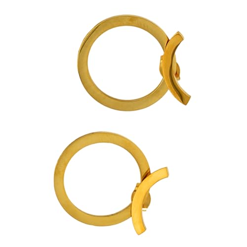 Fluxioxtna Stilvolle Hohle Runde Ohrringe Bolzen Ohrringe Bequeme Ohrschmuck Schmucklegierung Textur Geeignet Für Tägliche Und Partykleidung Einzigartig von Fluxioxtna