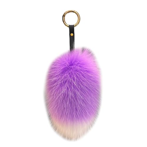 Fluxioxtna Stylish Animal Tail Keychain Charme Anhänger Handtasche Hangende Dekoration Buntes Schlüsselling Geburtstagsgeschenk Für Frauen Mädchen von Fluxioxtna