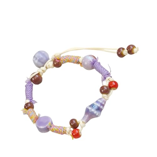 Fluxioxtna Stylish Ceramic Armband Schmuck Bricke Farben Handgelenk Kette Schmuck Perfekt Für Den Charme Zu Jedem Anlass Verleihen von Fluxioxtna