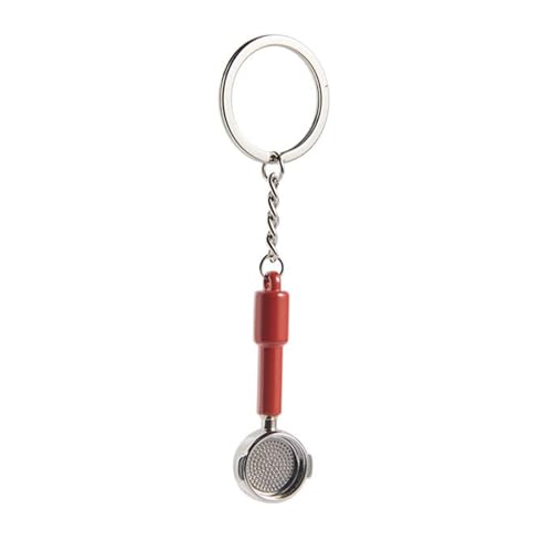 Fluxioxtna Stylish Coffee Themeed Keychain Miniatur Espresso Tool Keychain Authentic Coffee Accessoires Charme Für Modeliebhaber von Fluxioxtna