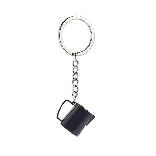 Fluxioxtna Stylish Coffee Themeed Keychain Miniatur Espresso Tool Keychain Authentic Coffee Accessoires Charme Für Modeliebhaber von Fluxioxtna