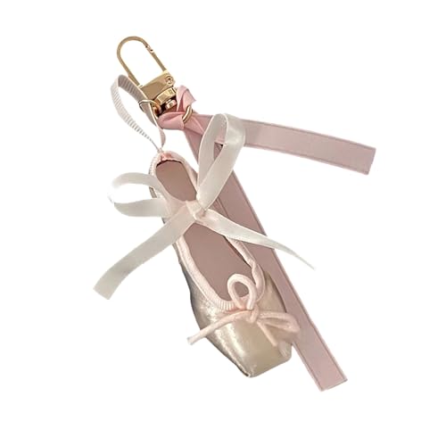 Fluxioxtna Tanzschuh Ribbon Keyring Ballet Keychain Dekoration Rucksack Anhänger Für Tanzfan Und Dekoratives Gebrauch Tanzereignis Werbegeschenk von Fluxioxtna