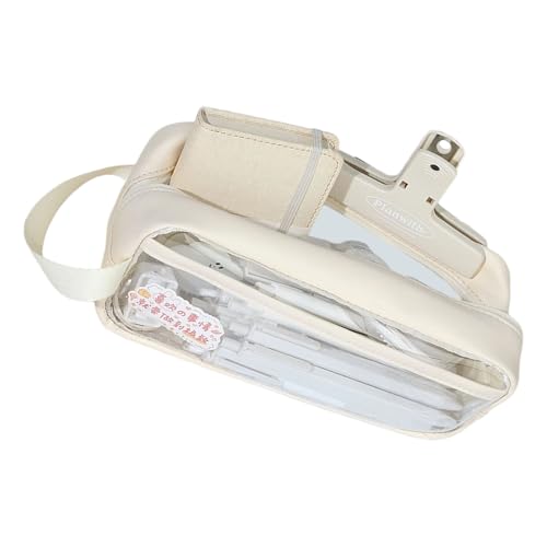 Fluxioxtna Wasserfestes Klares PVC Bleistiftkoffer Leichtgewicht Tragbarer Stift Organizer Beutel Beutel Für Erwachsene Kinder Für Erwachsene Kinder Wasserresistentes Schulfall von Fluxioxtna