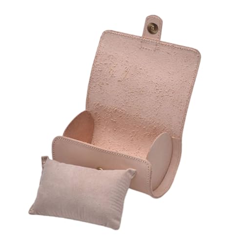 Fluxioxtna Watch Travel Case 2 Slot Armbandwatch Storage Box Abnehmbare Kissen Juwelierhalter Uhrenbehälter Für Geschäftsreisende von Fluxioxtna