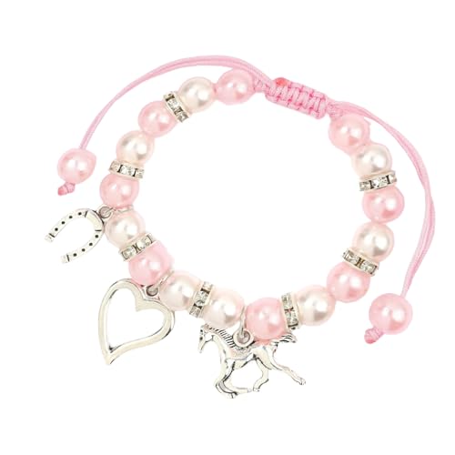 Fluxioxtna Zögerliche Sternelfs Charm Armband Einstellbare Kette Mit Kunstperlen Ideal Für Schüler Und Alltägliche Mode Verstellbares Perlenarmband von Fluxioxtna