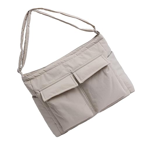 Freundliche Wiederverwendbare Solide Tasche Große Kapazität Casual Carryall Mit Praktischer Leinwand Umhängetasche Für Den Täglichen Gebrauch Wiederverwendbarer Leinwand von Fluxioxtna