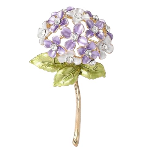 Handgefertigte Weiße Hortensie Brosche Business Meeting Brosche Accessoire Perfekt Für Geschäftstreffen Und Soziale Versammlungen Robustes Modezubehör von Fluxioxtna