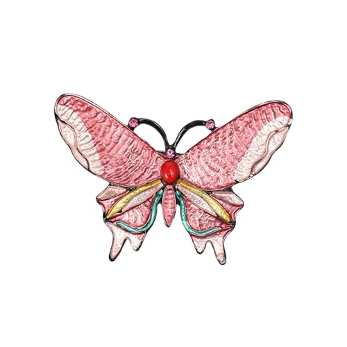 Mehrzweck Schmetterlings Designs Brosche Mit Sicherem Verschluss Für Kleidermäntel Schals Und Formelle Kleidung Schmuckstücke Kristalle Schmetterling Brosche von Fluxioxtna