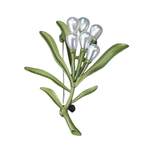 Pflanzenbrosche Stecknadel Kleidung Schmuck Schöne Accessoire Blattstift Abzeichen Legierung Textur Geeignet Für Enthusiasten Vintage Plant Brosche Brosche von Fluxioxtna