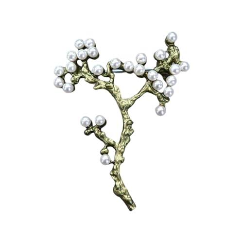 Pflanzenbrosche Stecknadel Kleidung Schmuck Schöne Accessoire Blattstift Abzeichen Legierung Textur Geeignet Für Enthusiasten Vintage Plant Brosche Brosche von Fluxioxtna