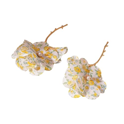 Raffinierte Ohrringe Ohrschmuck Schmuck Blumenischen Ohrringe Einzigartige Ohrhänger Legierungstextur Für Modeliebhaber Frauen Schmuck Vorhanden von Fluxioxtna