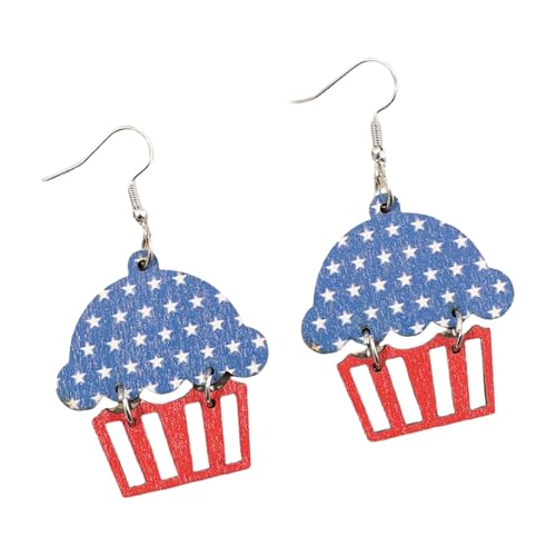 Retro Hollow Star Designs Ohrringe Accessoire Ideal Für Independence Day Feierlichkeiten Und US Amerikanische Kulturbegeisterte Moderne Handwerksohrringe von Fluxioxtna
