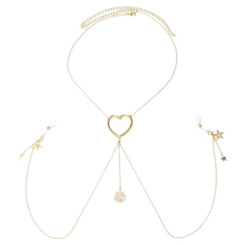 Stilvolle Verstellbare Körperkette Halskette Party Körper Schmuck Nippel Kettenlegungslegierung Textur Für Frauen Die Charme Und Stile Suchen von Fluxioxtna