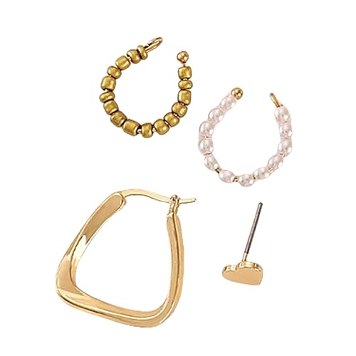 Stylische Ohrmanschette Bequeme Ohrring Clip Schmucklegierung Textur Accessoires Für Alltägliche Kleidung Modeaccessoires Geeignet von Fluxioxtna